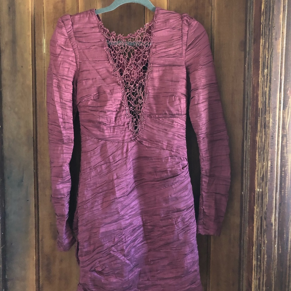 Free People deep v dress
